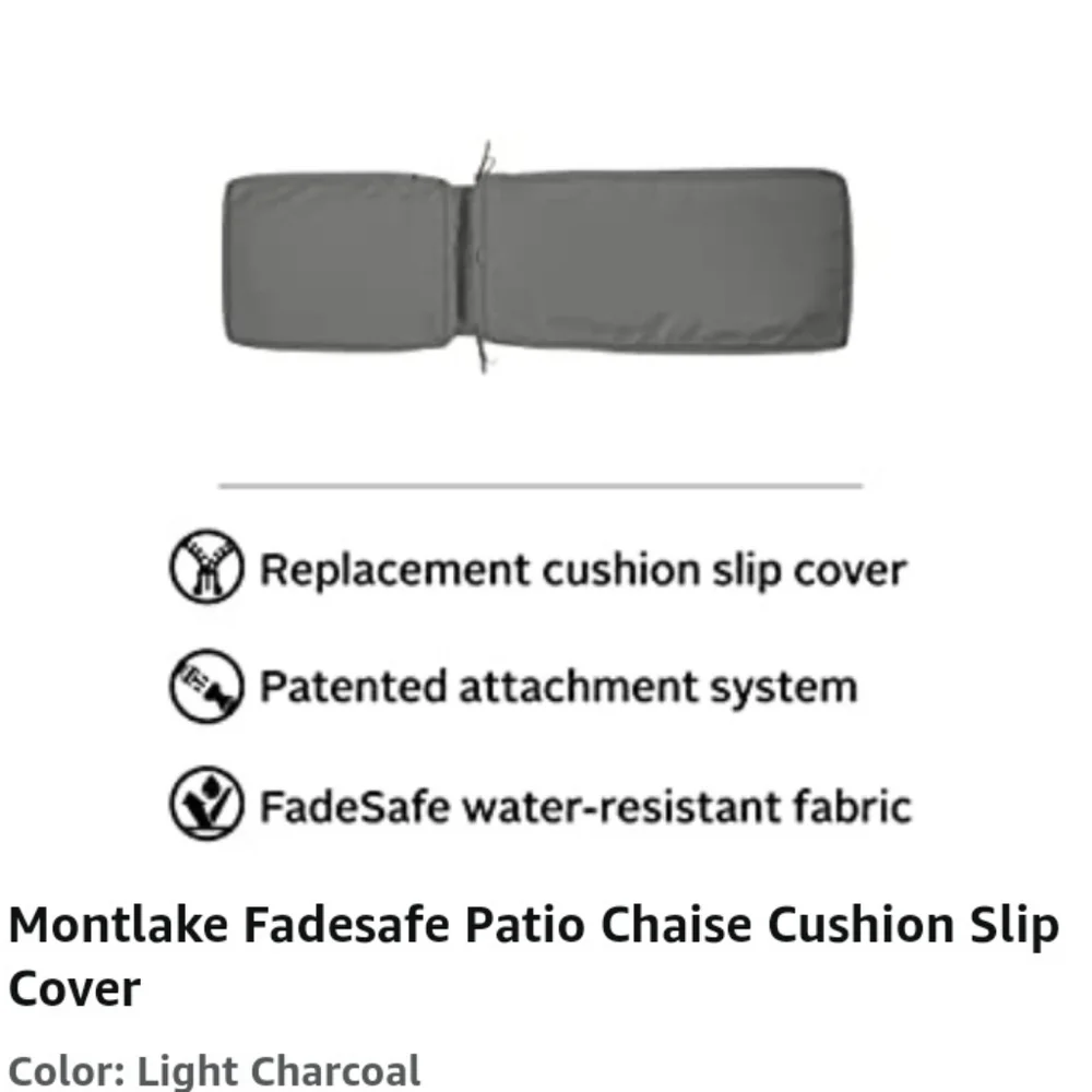 NWT Luxurious Montlake Chaise Lounge Cushion Cover*Fits 74